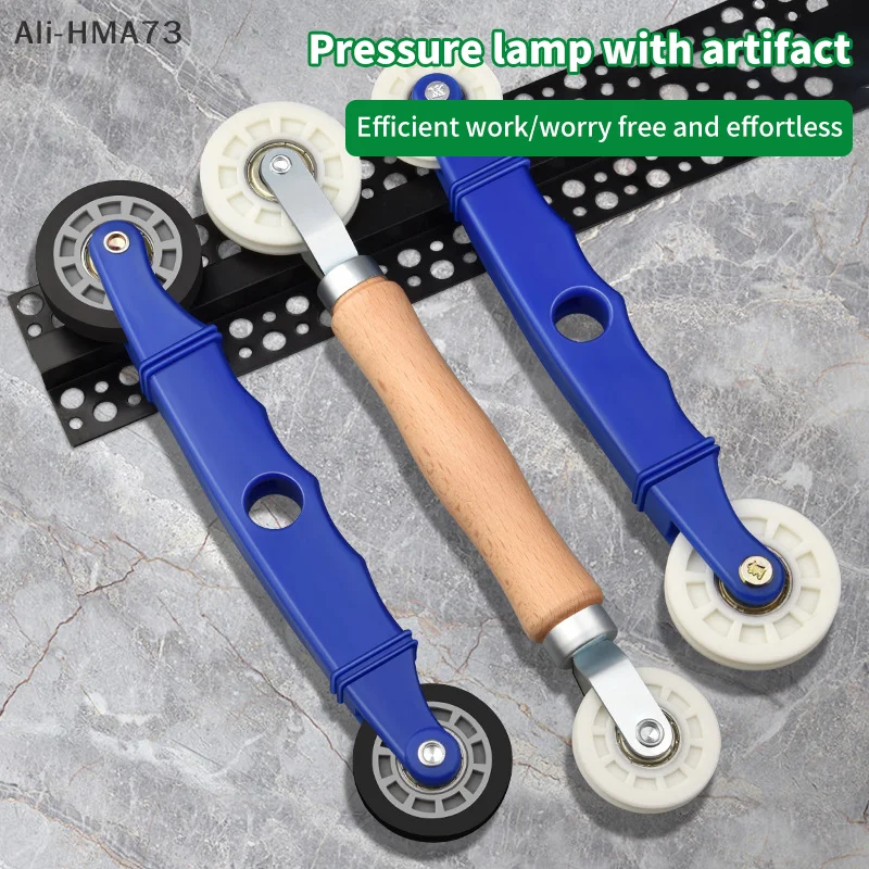

HMA73-Rubber Mesh Wheel Window Install Tool Window Screen Hand Installation Repair Roller Yarn Double-Head Pressure Pulley