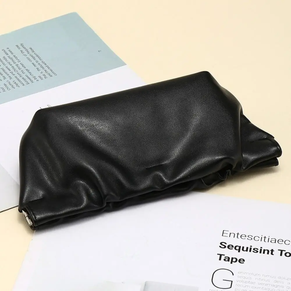 Fashion Automatic Closing Sun Glasses Case Shrapnel Soft Lining Cosmetic Bag PU Leather Portable Eyewear Storage Bag Female