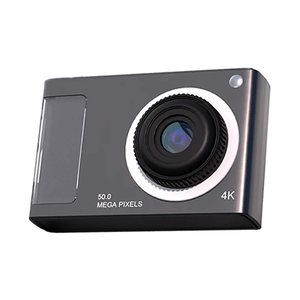 Digital Camera Dual Lens CCD Camera HD 1080P 48MP 4X Zoom Digital Point and Shoot Camera Anti Shake Birthday Gifts for Students