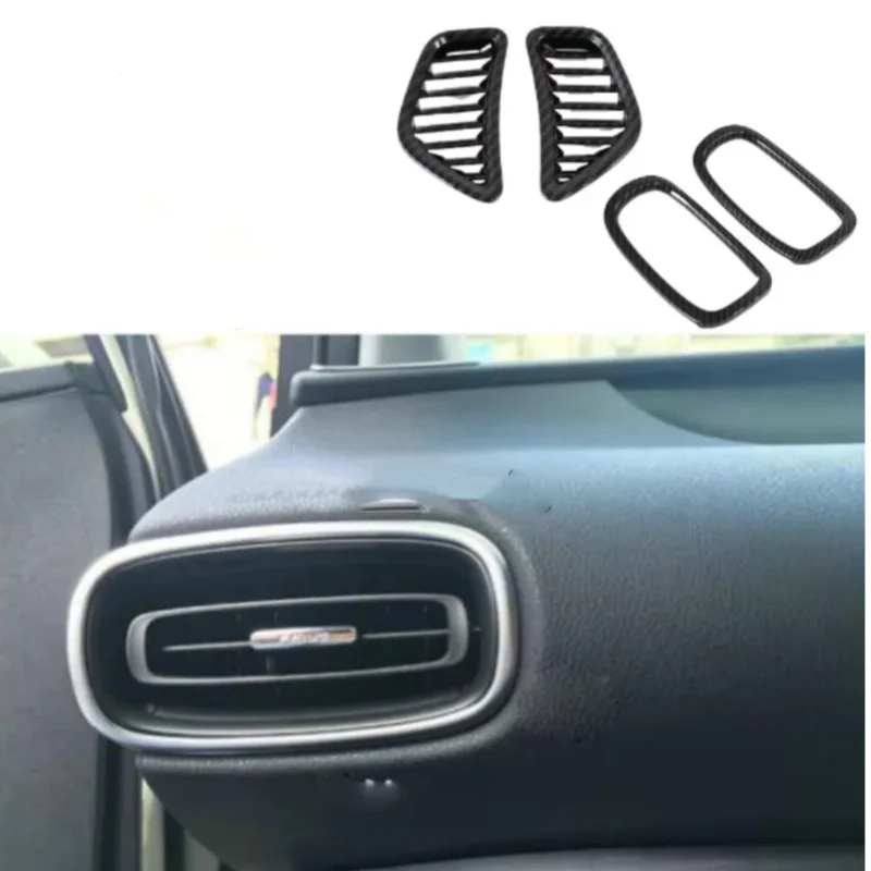 

LHD Car Garnish Detector Trim ABS Plastic Front Air Conditioning Outlet Vent Frame Lamp For Toyota Prius 50 serie 2019 - 2022
