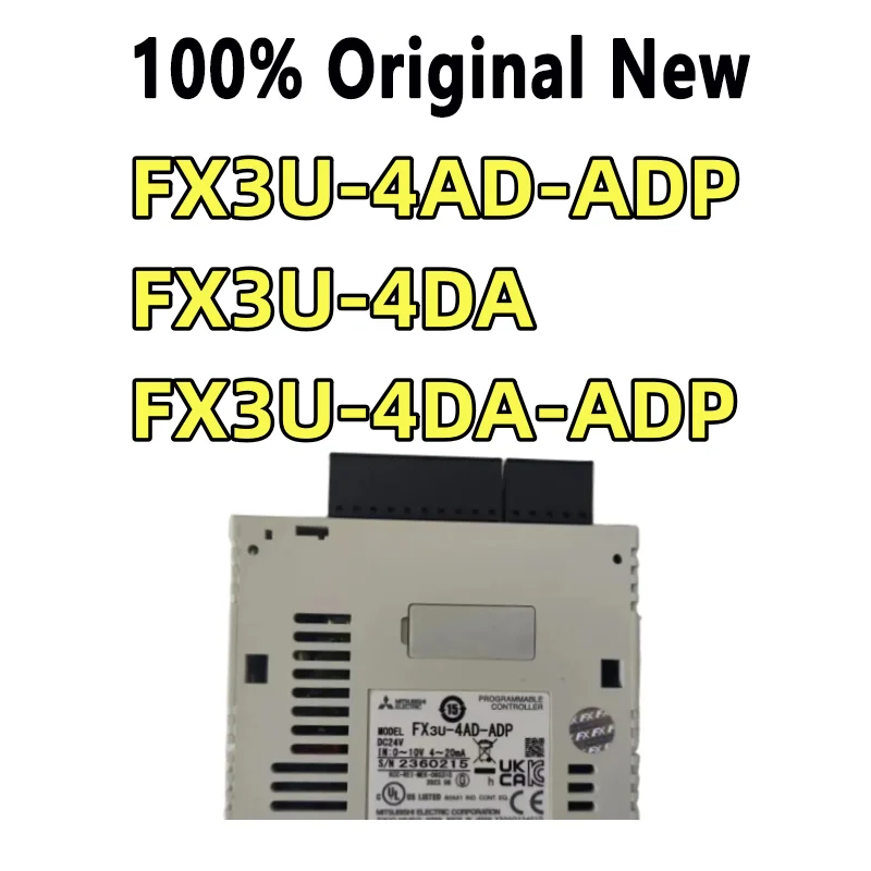 100% Tested Fx3u-4ad-adp Fx3u-4da Fx3u-4da-adp