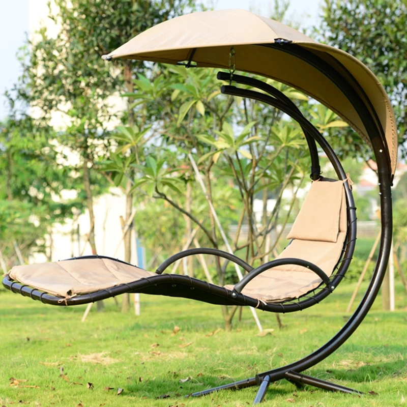 Outdoor Swing Hammock Lying Courtyard Outdoor Terrace Swing Chair Indoor Cradle Chair Hanging Chair Balcony Wrought Iron