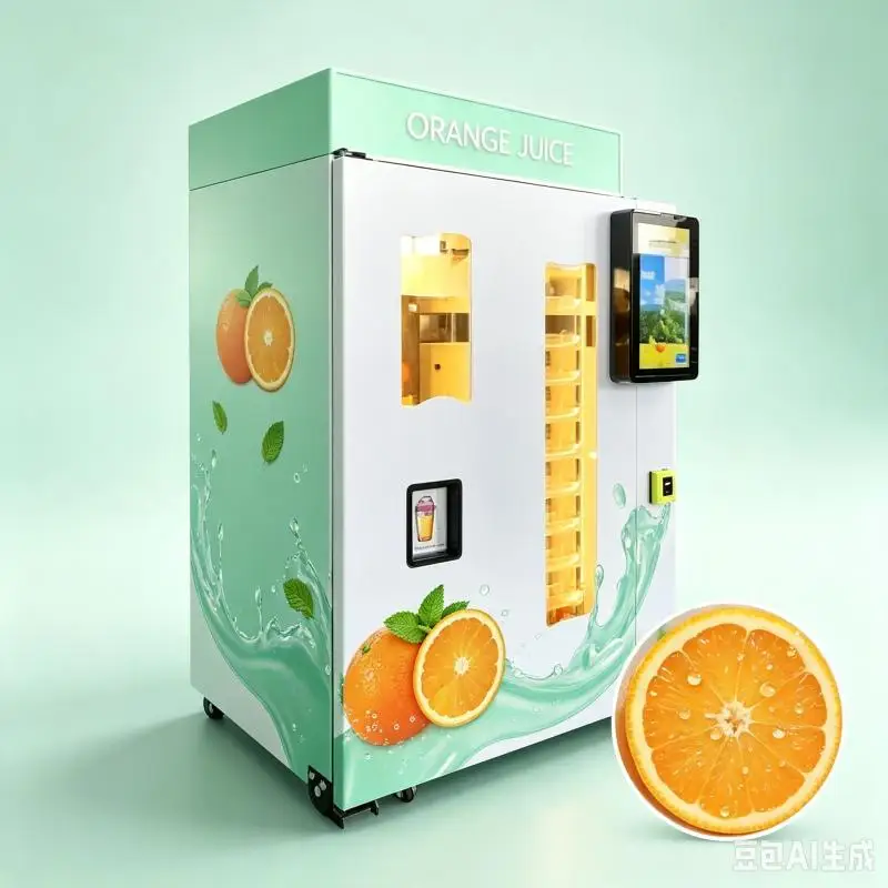Orange Juice Vending Machine Customized Commercial Grade Fresh Squeezing Equipment Smart Retail Solution