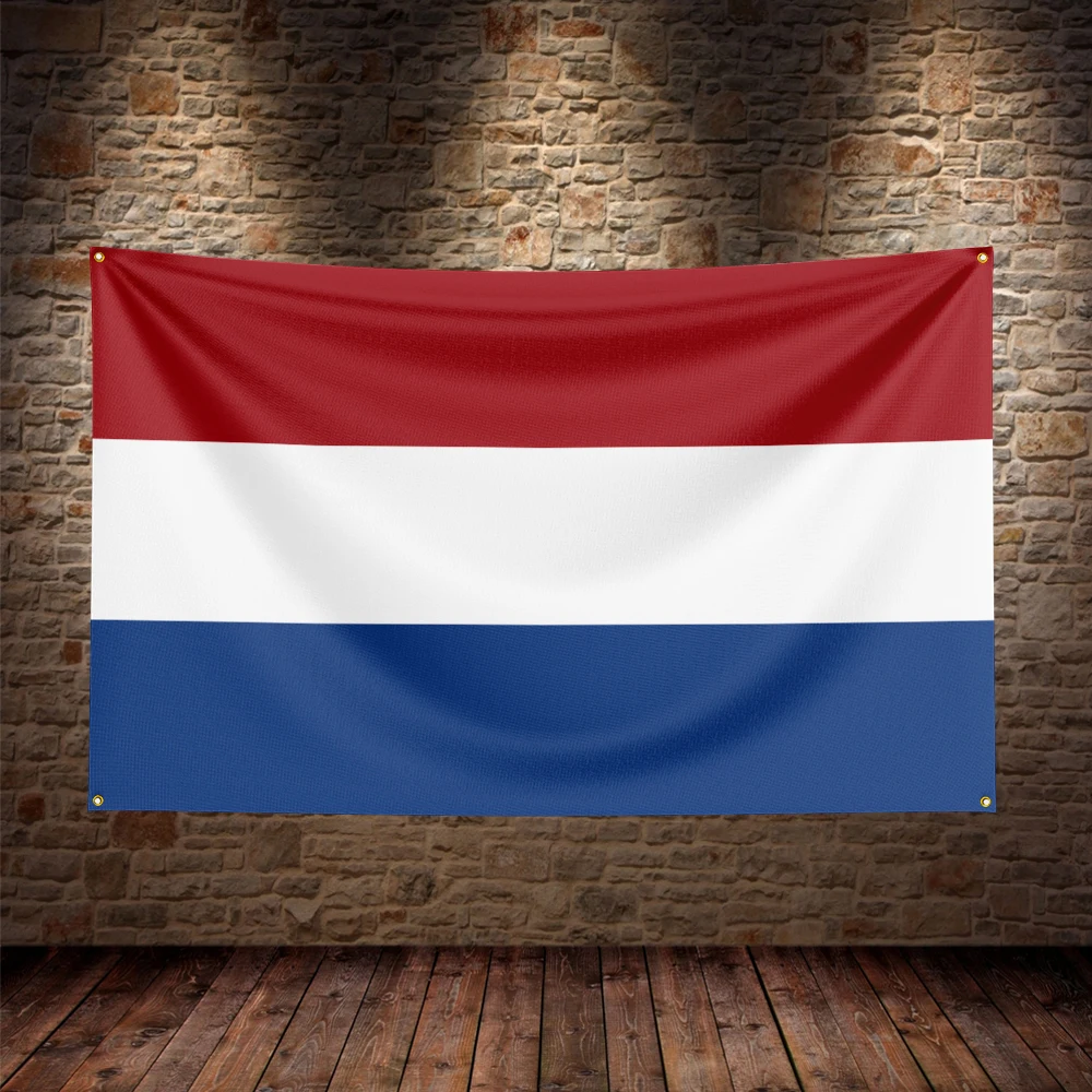 

Single-sided printing of the Dutch flag