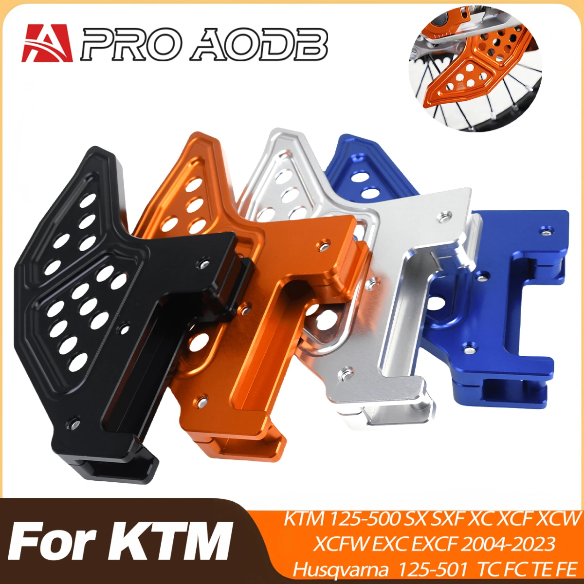 

For KTM SX SXF XC XCF EXC EXCF XCW TPI Six Days For Husqvarna TC FC TE FE FC Motorcycle CNC Rear Brake Disc Guard Protector