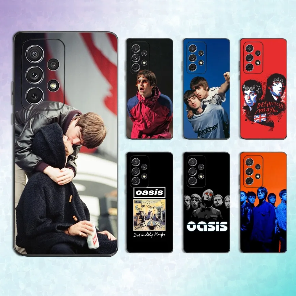 

Rock O-Oasis-s Band Phone Case For Samsung S25,S24,S23,S22,S21,S20,S10,Ultra,Plus,Lite,FE,Soft Silicone Black Cover