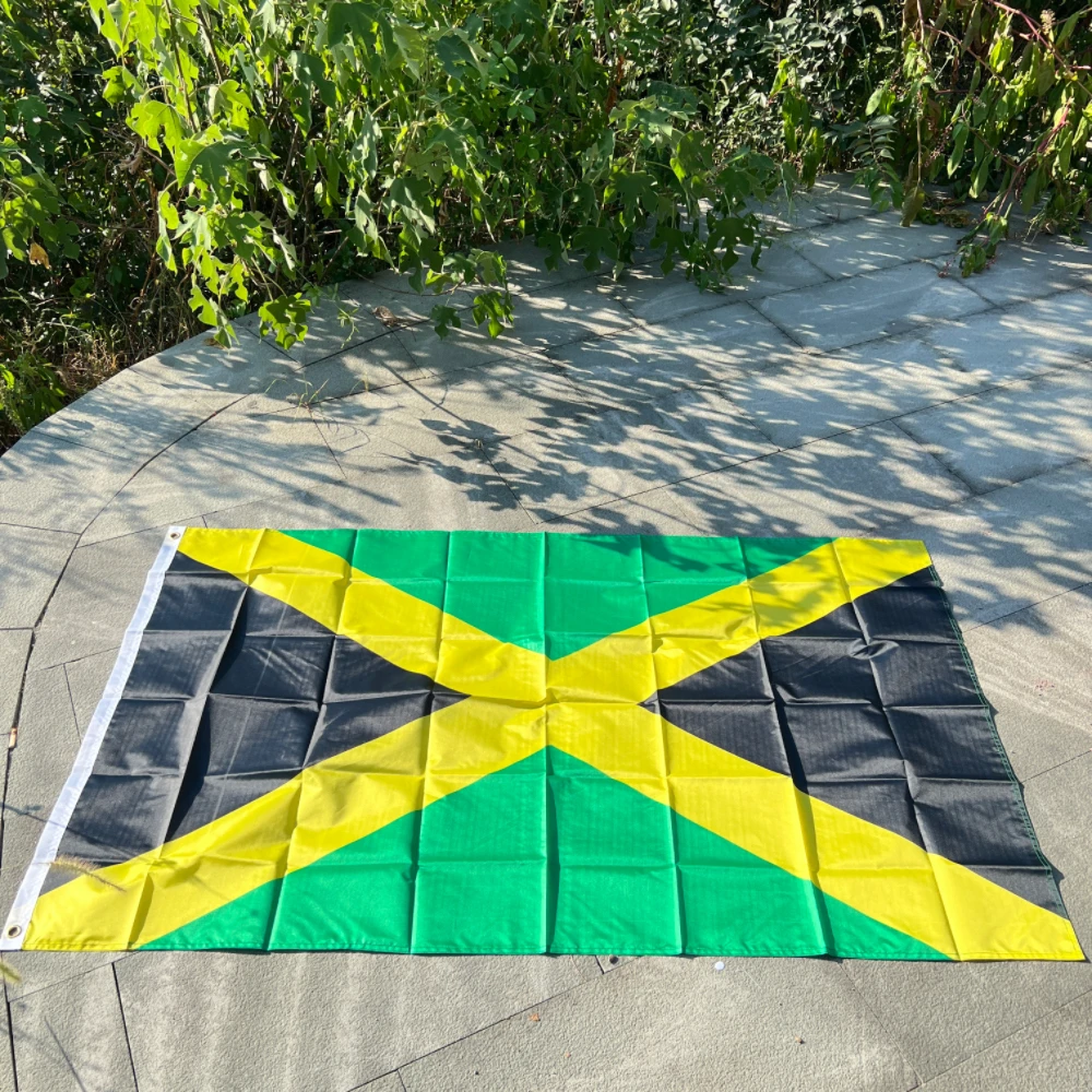 Jamaica National Flag 90X150cm Hanging Polyesterjam jm Jamaica flag home decoration