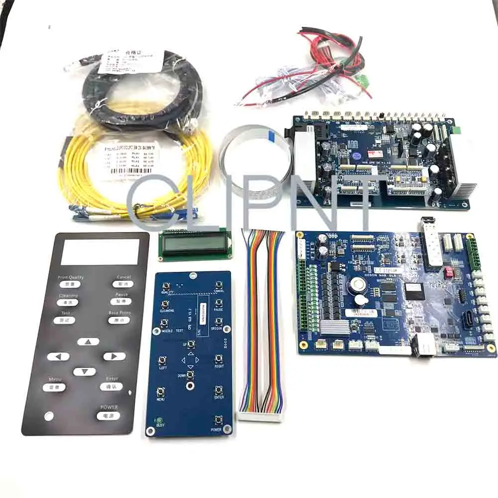 CLIPNT Hoson i3200 Double Dual Head Network Version Board Kit for i3200  Printhead for Flatbed Printer Z Axis Support