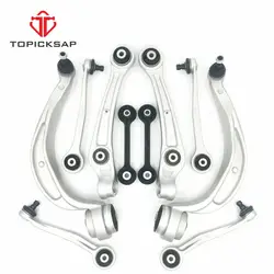 TOPICKSAP Front Lower Control Arm Ball Joint Sway Bar Suspension Kits 10pcs for Audi A4 B8 A5 S4 S5 Q5 2012 2013 2014 2015 2016