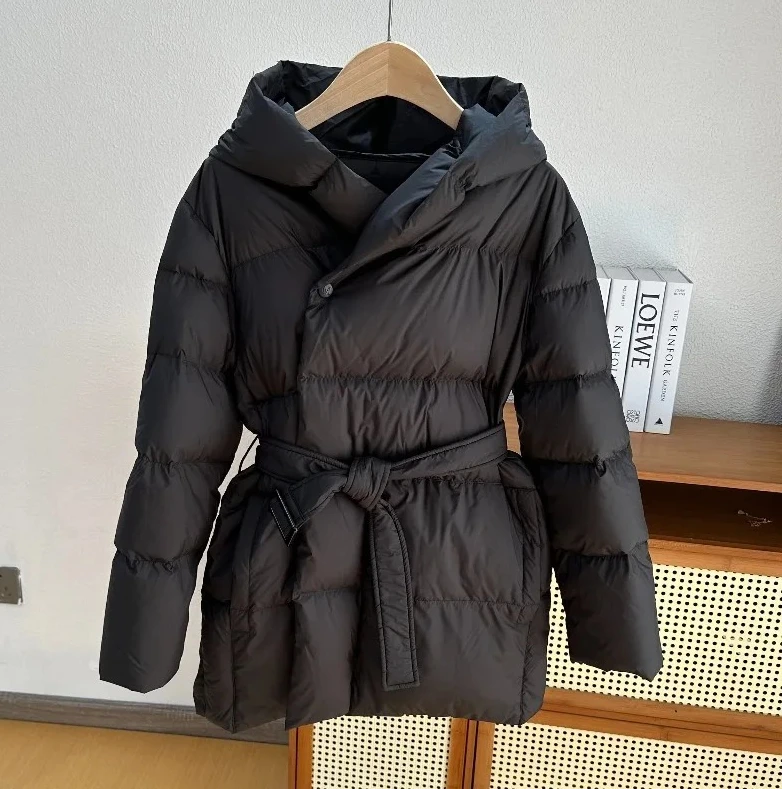 

Women's Winter Parka Coat High-grade Warm Hooded Ladies Outerweat Fashion Loose Temperament Lady Short Down Cotton Jacket