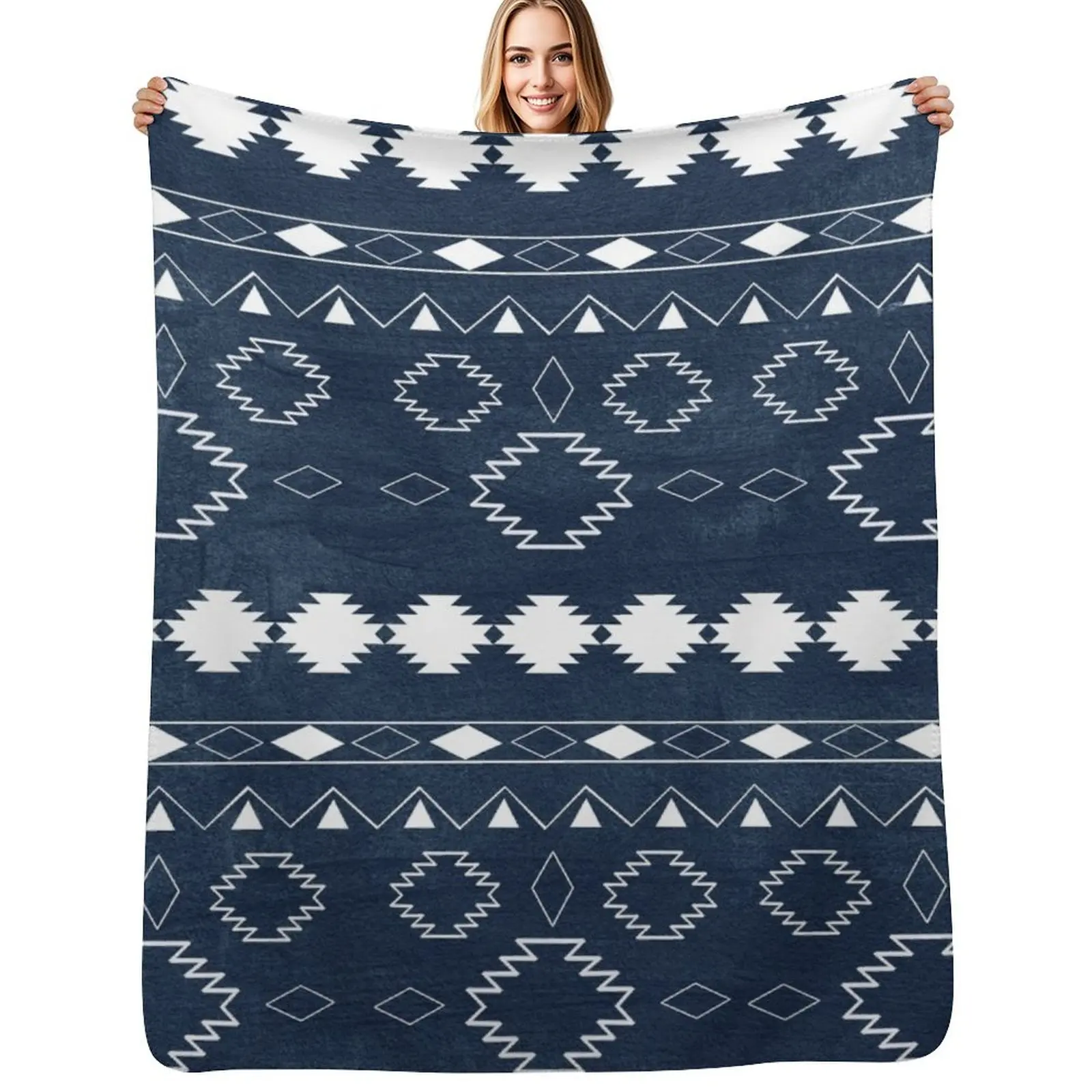 Tribal Boho Pattern Chic #2 #aztec #decor #art Throw Blanket Luxury Thin Picnic warm winter Blankets