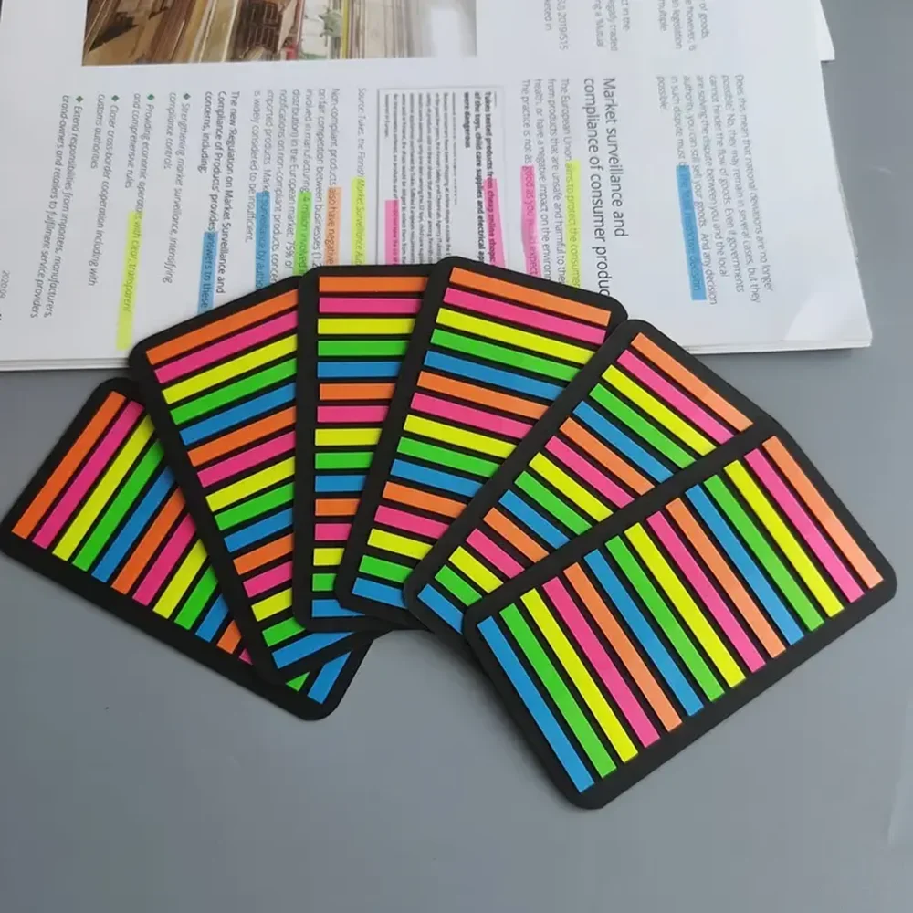 900/1800 fogli Adesivi indice ultrasottili per leggere segni e messaggi per ufficio Le note adesive trasparenti in PET possono essere incollate