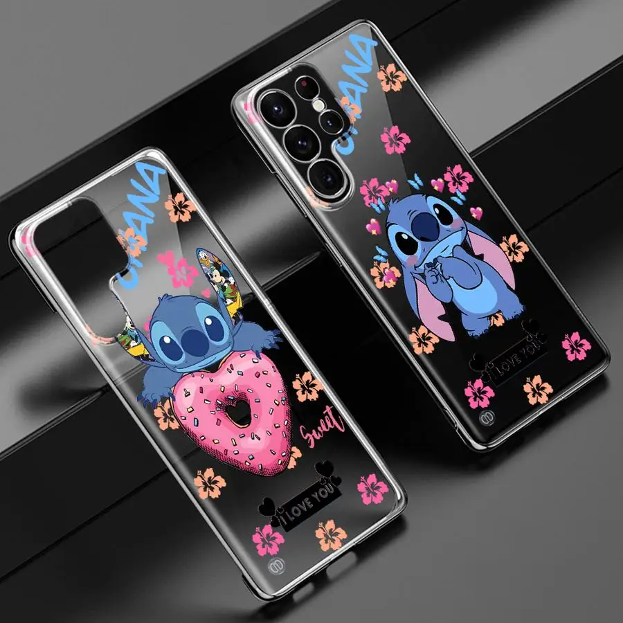 Disney Stitch Phone Case for Galaxy S20 S21 S23 S24 FE S22 S23 S24 Plus S22 S23 S24 Ultra