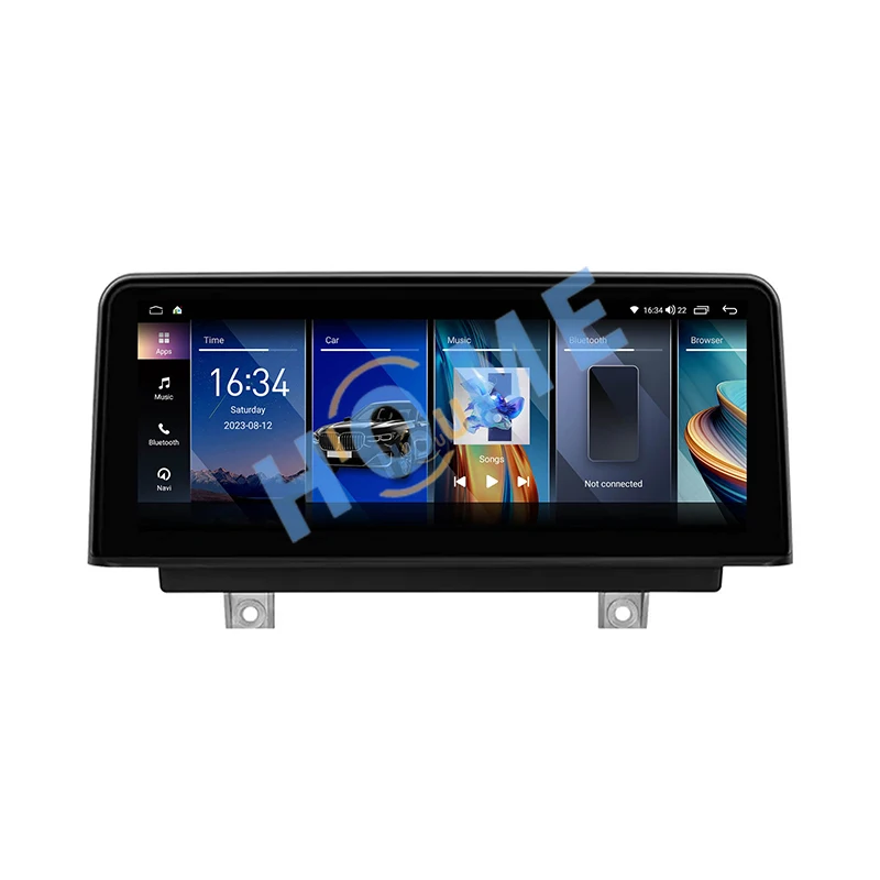 ZJZ 12.5インチ Android 13 8コア 128GB MTK7862 GPSナビゲーション ワイヤレス Apple CarPlay BMW 3/4シリーズ F30 F31 F32 F33 F34 ブルー-t対応