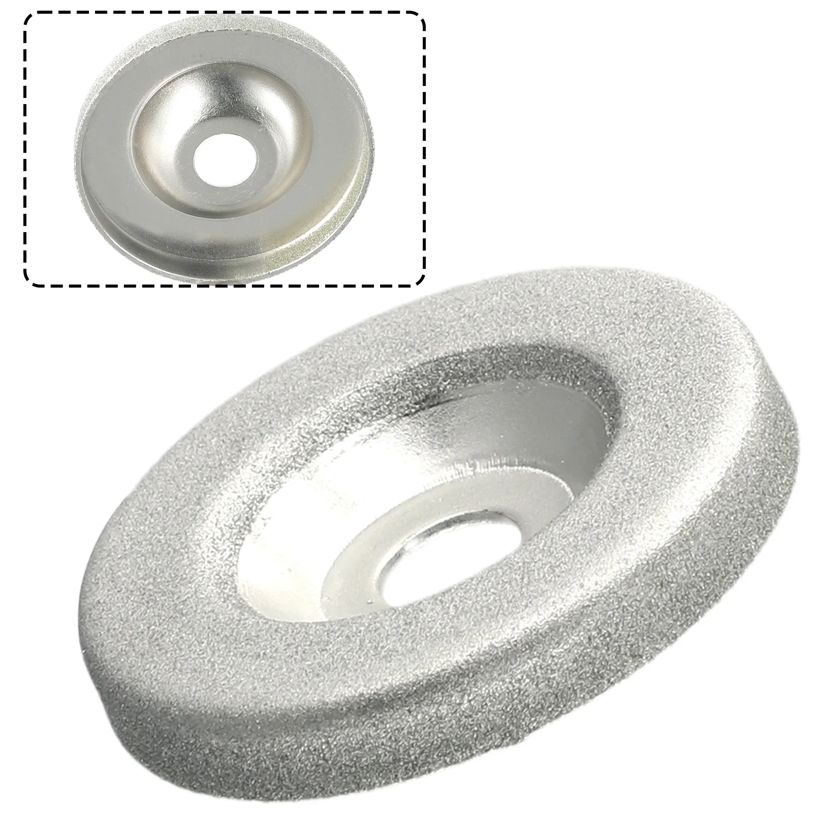Alat pemoles roda penggilingan kualitas tinggi alat putar pemotongan berlian roda penggiling lubang 10mm cakram pemoles 180 Grit 50mm alat abrasif