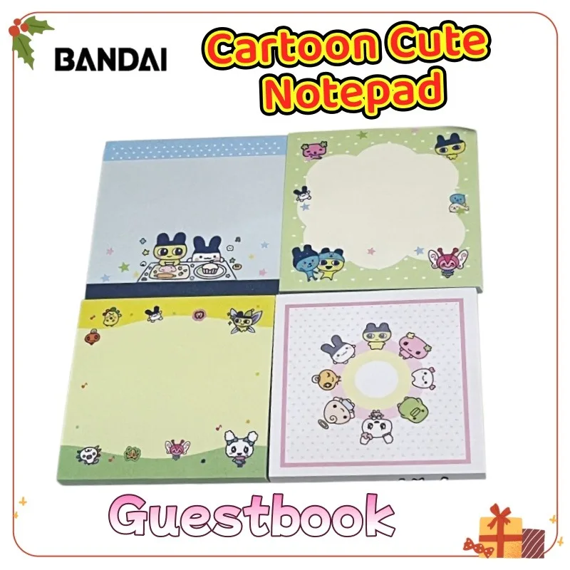 

Tamagotchi creative personality universal note pad high color value cartoon cute students learning non-pasted message notepad