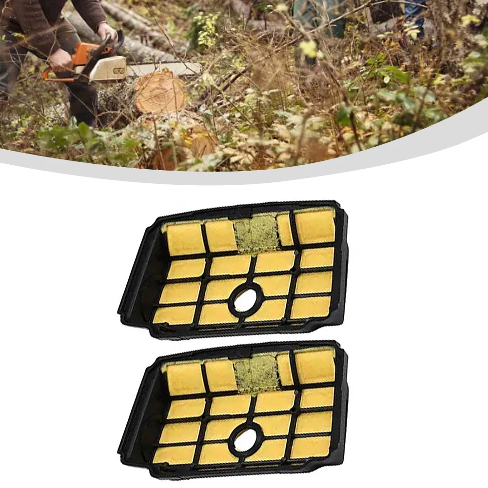2 Pack Chainsaw Air Filters 1137 120 1604 for MS193 For MS193T For MS193TC MS194 MS194T Models Supporting Engine Efficiency