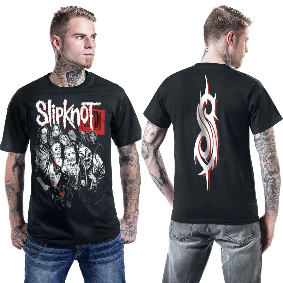 Fit Slipknot Graphic Cotton T-shirt Unisex Summer Short Sleeve Fashion Brand Tee Luxury Casual Vintage Tees
