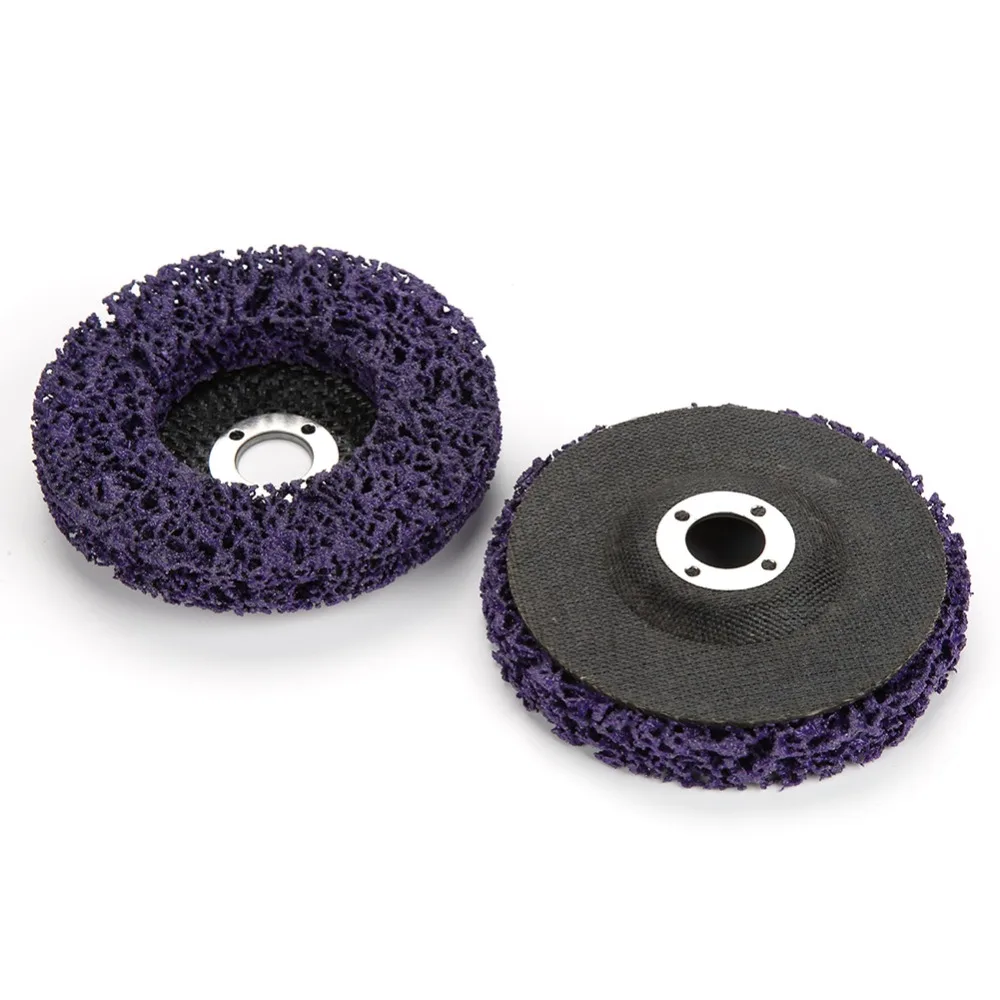 

5 шт. 4-дюймовый x 5/8-дюймовый полосовой диск/зачистное колесо для угловой шлифовальной машины, нейлоновый диск для зачистки краски из волокна, колесо для удаления ржавчины