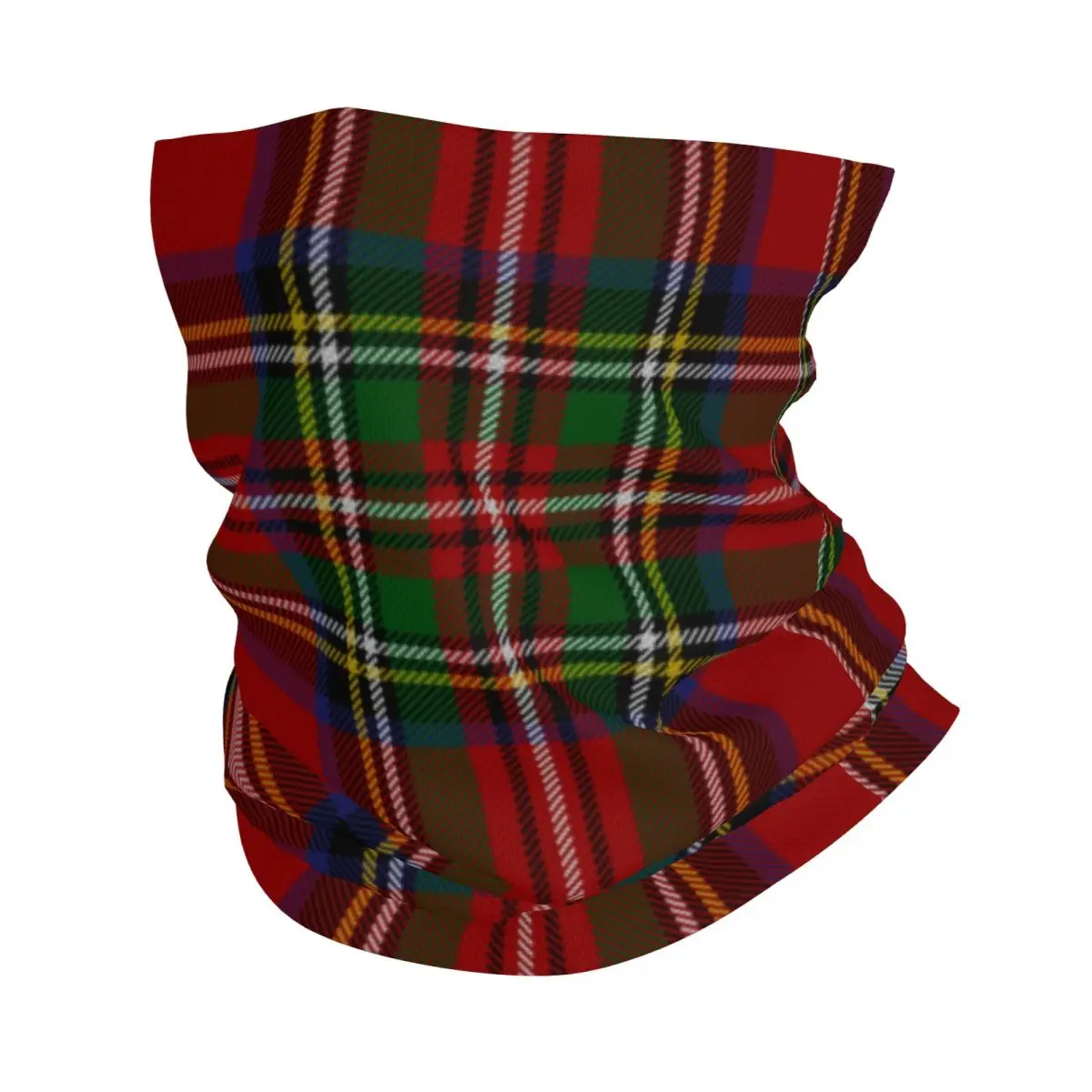 Custom Modern Classic Royal Tartan Plaid Bandana Neck Gaiter Windproof Face Scarf Cover Men Women Headband Tube Balaclava