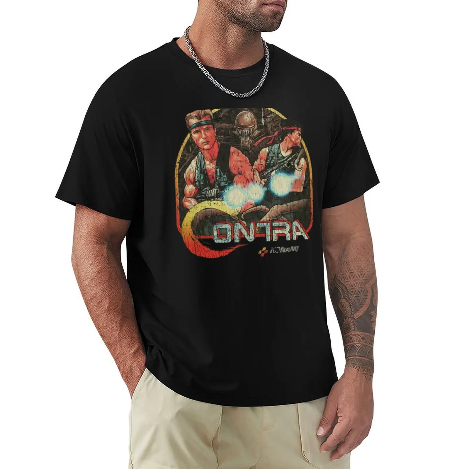 Contra 1987 T-Shirt g man t shirts for men T-Shirt