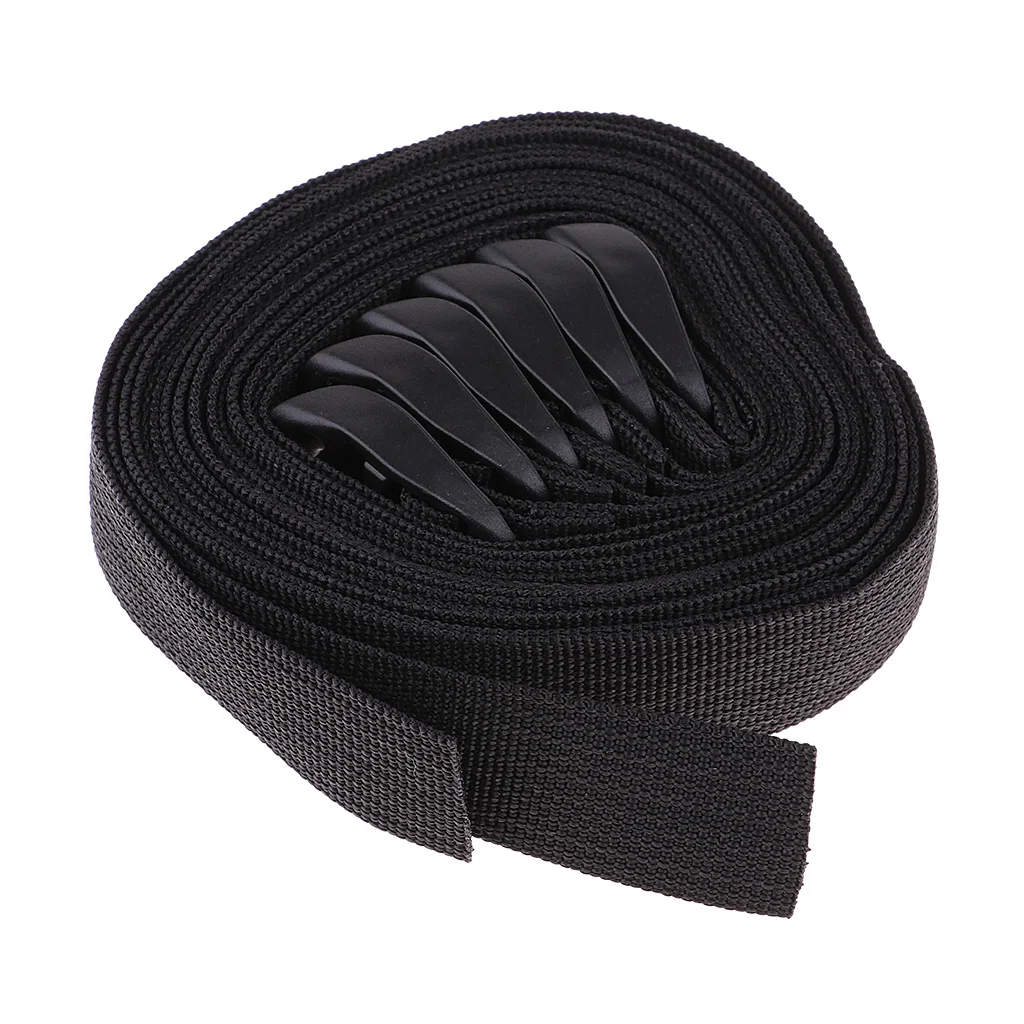 1 Inch Nylon Webbing Straps with Adjuster Buckle for DIY Making Luggage Strap, Backpack Repairing, Outdoor Sports