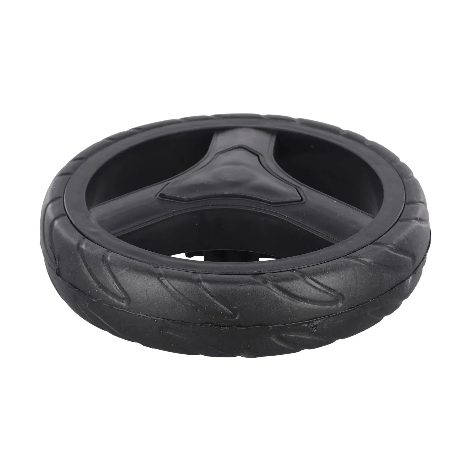 2 szt. Wózek na zakupy koło wózek wymiana koła gumowe plastikowe 170mm 8mm otwór do części DIY akcesoria — zdjęcie 4
