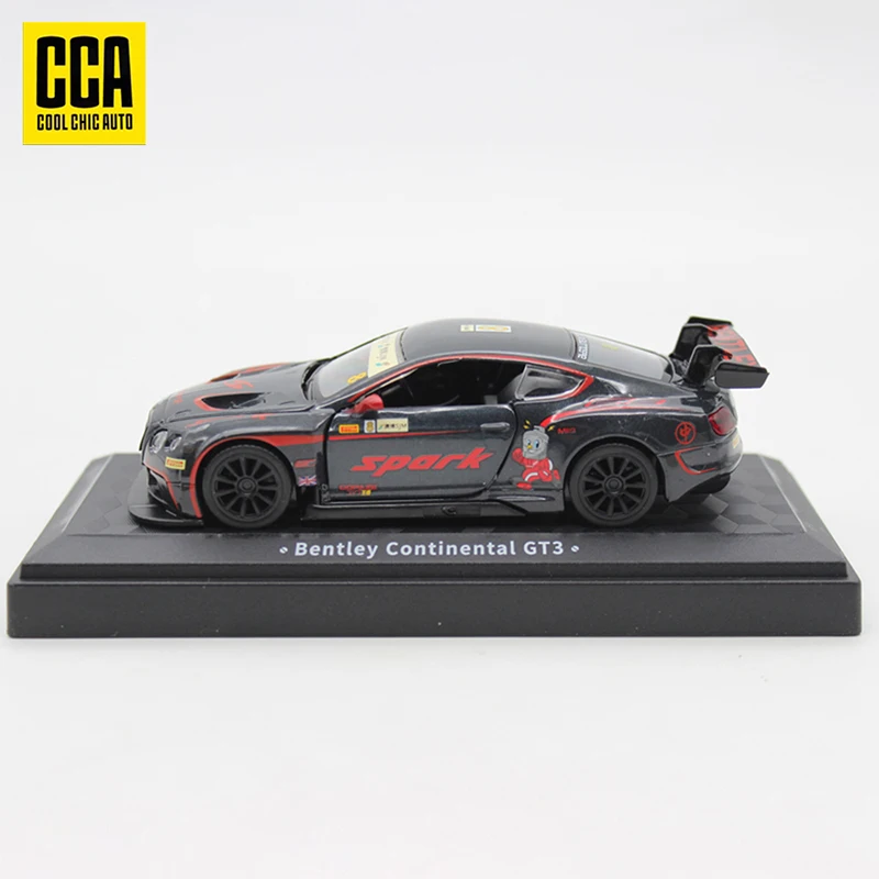 CCA a 1:43 Bentley GT3 (SJM) can open the door back to the simulation car model ornaments model toys