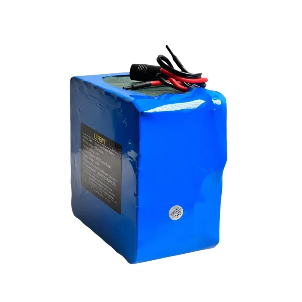 充電器付きリチウム電池,オリジナル,電動スクーター,自転車,24v,2024, 20000mah,6s6p, 29.4v,新品