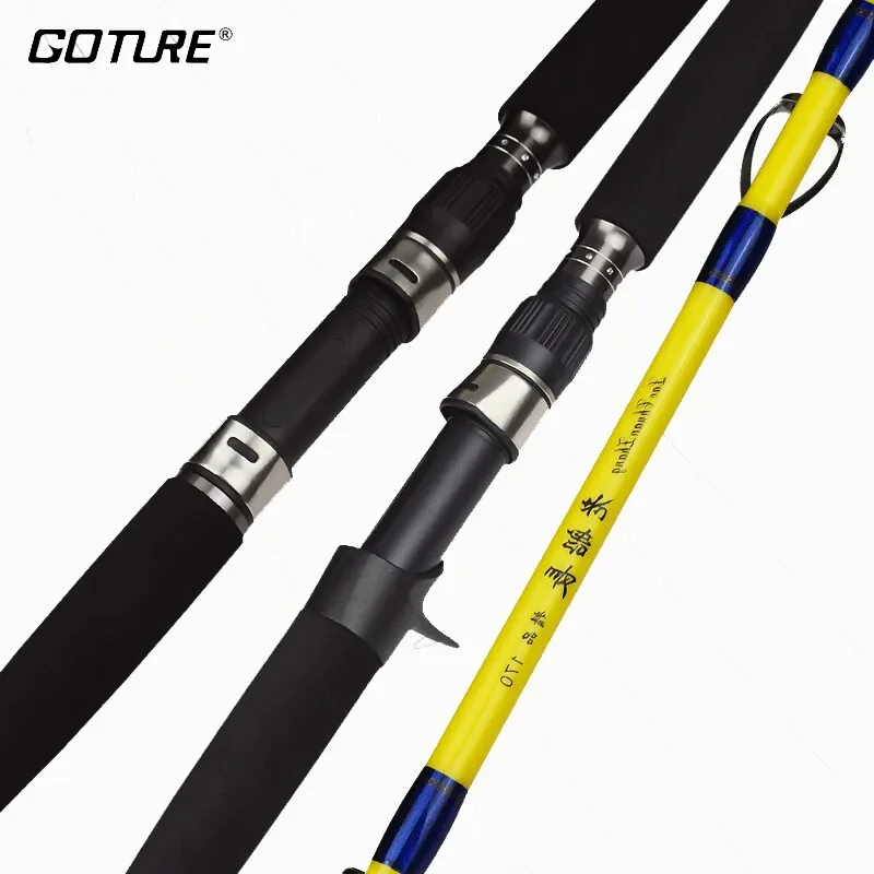 

Goture Slow Jigging Rod 1.6M 1.7M Carbon Fiber Spinning Casting Ocean Fishing Rod Trolling Rods Max 18KG For Sea Fishning