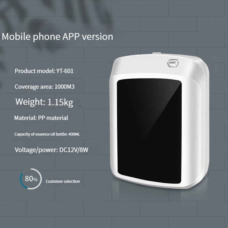 Difusor inteligente montado en la pared, máquina de aromaterapia, atomizador de aceite esencial, ambientador controlado por aplicación