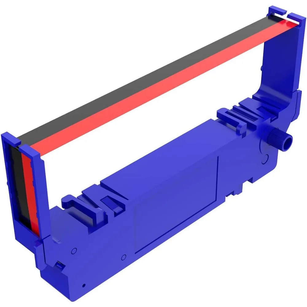 Fita de impressora compatível B/R, substituição para Star SP-700BR, SP-700BR, SP-712, SP-742 Ink, preto e vermelho, 6-Pack