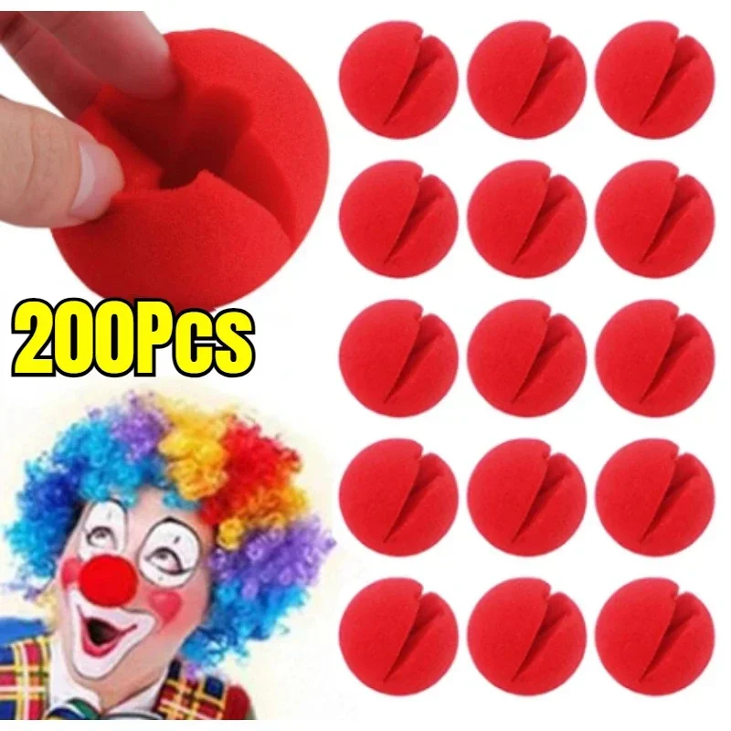 Wholesale Red Clown Noses Sponge DIY Circus Cosplay Nose For Halloween Christmas Carnival Festival Make Up Costume Party Decor