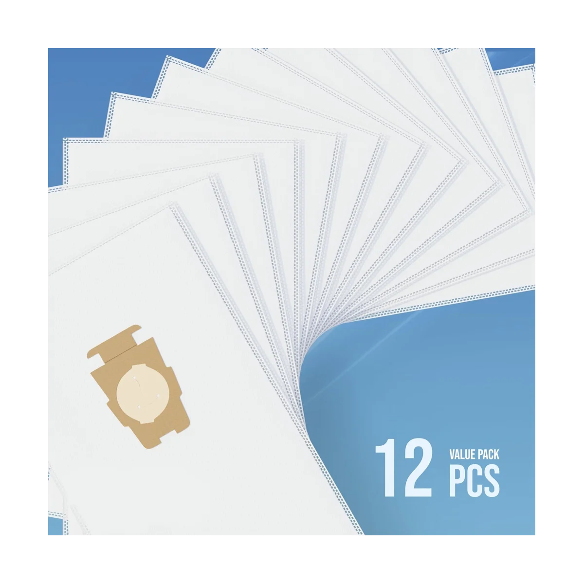 كاسحة 12 قطعة أكياس غبار لـ 204811   قطع غيار أكياس القمامة للمكنسة الكهربائية G10 /10E للتنظيف المنزلي