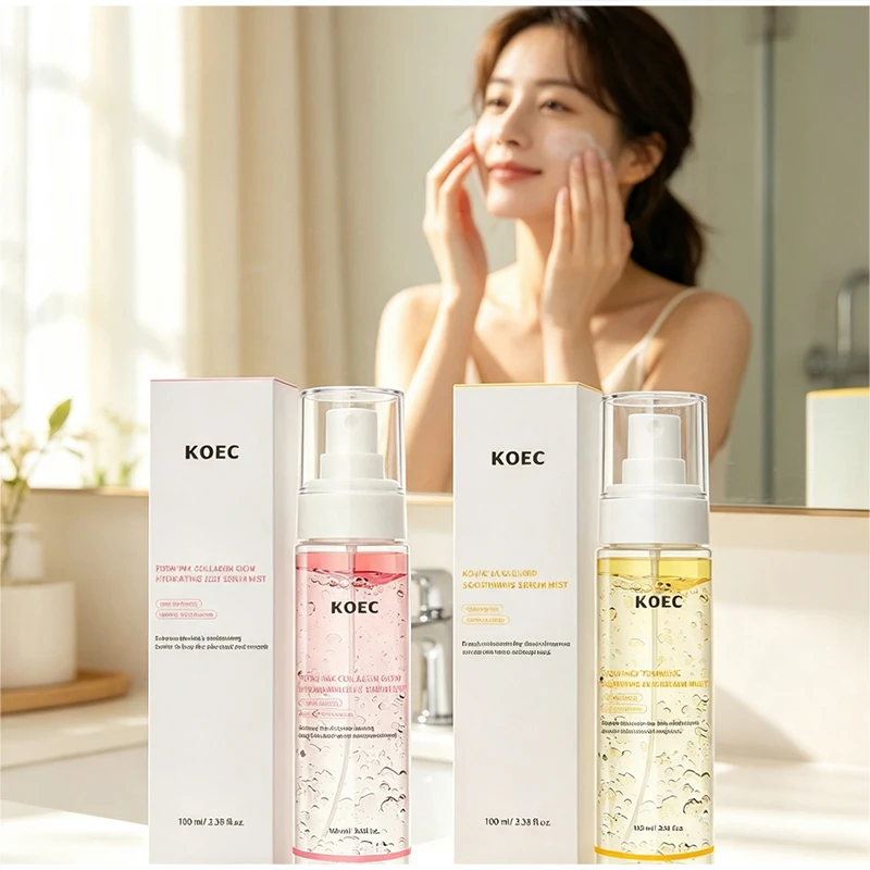 PDRN Kojic Acid Turmeric Serum Mist 100ml Rice Hyaluronic Acid Hydrate Refreshing Face Toner Deep Nourish Daily Pre-makeup Spray