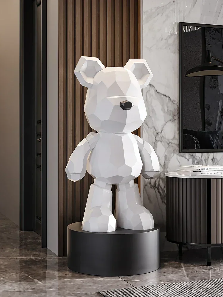 Violent Bear Living Room Floor-standing Bluetooth Ornaments, High-end and Atmospheric Floor-standing Piggy Bank Decorations