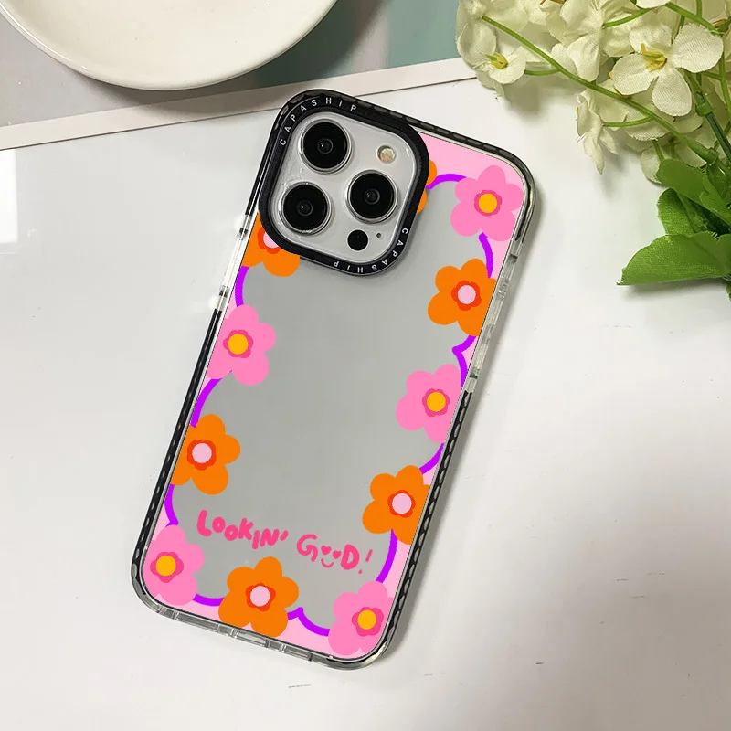 Hot LOOK IN GOOD Wavy Clear Case For Iphone 11 14 15 Pro Max Silicone Soft 12 13 Mini 7 8 Plus SE3 XR XS Max Shockproof Cover