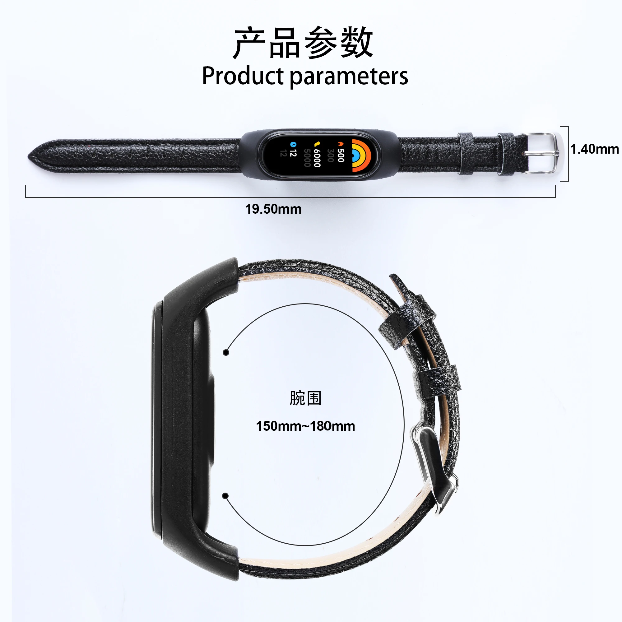 For Mi Band 7 Leather Bracelet for Xiaomi Mi Band 5/6 Elegant Strap wrist Colorful strap For xiaomi mi band4 bracelet Strap