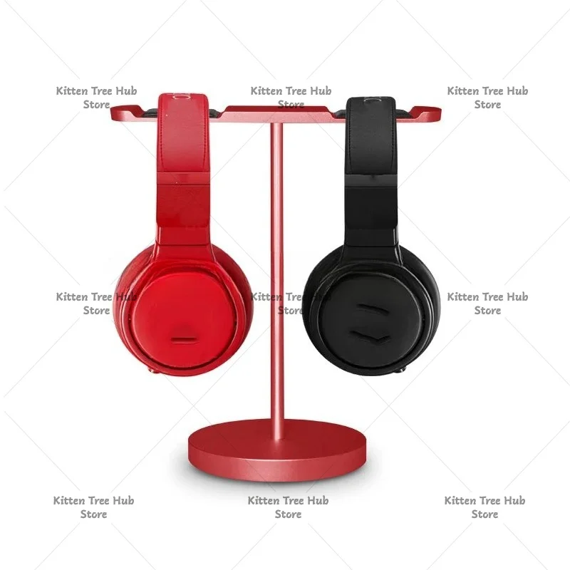 Aluminum Headphone Stand Universal Double Hanger Headphone Stand Desk Display Rack Bracket With Anti-slip Pad For Game Headphone