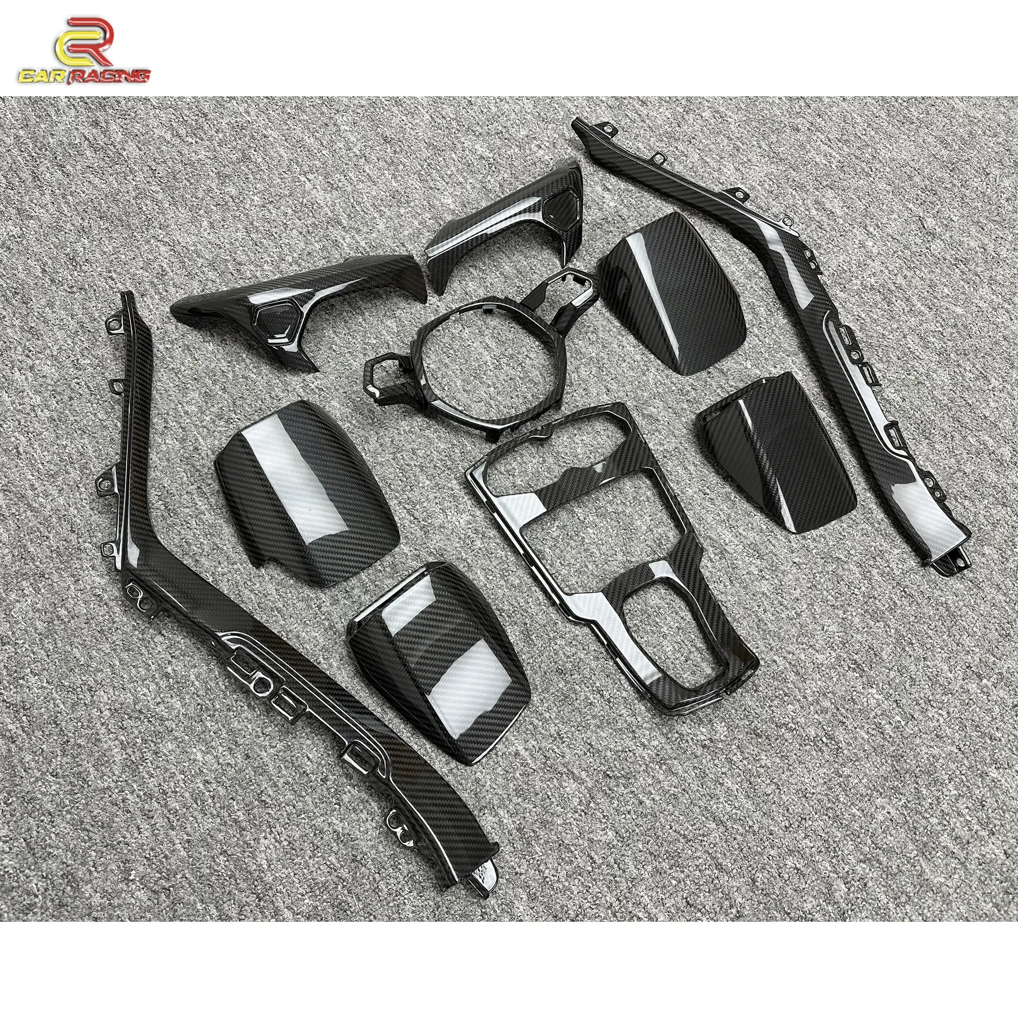 Dry Carbon Fiber Auto Parts Interiors Conversion Kits for Lambo Huracan LP580 LP610 2014-2018 Carbon Fiber Interior Kit!