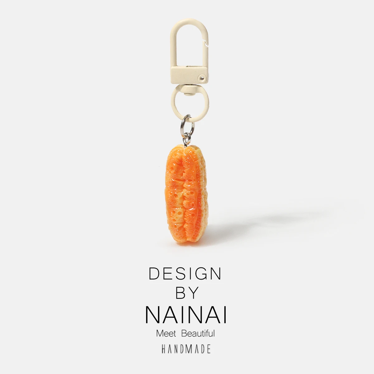  Simulated Breakfast Food Keychain Egg Fried Bread Pendant Student Backpack Decoration Creative Gift Keychain Accessory