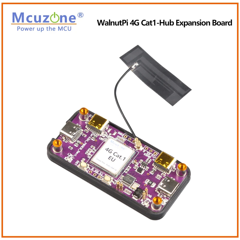 WalnutPi ZeroW 4G Cat1-Hub Expansion Board,Driver-Free,Dial-Free,USB Hub