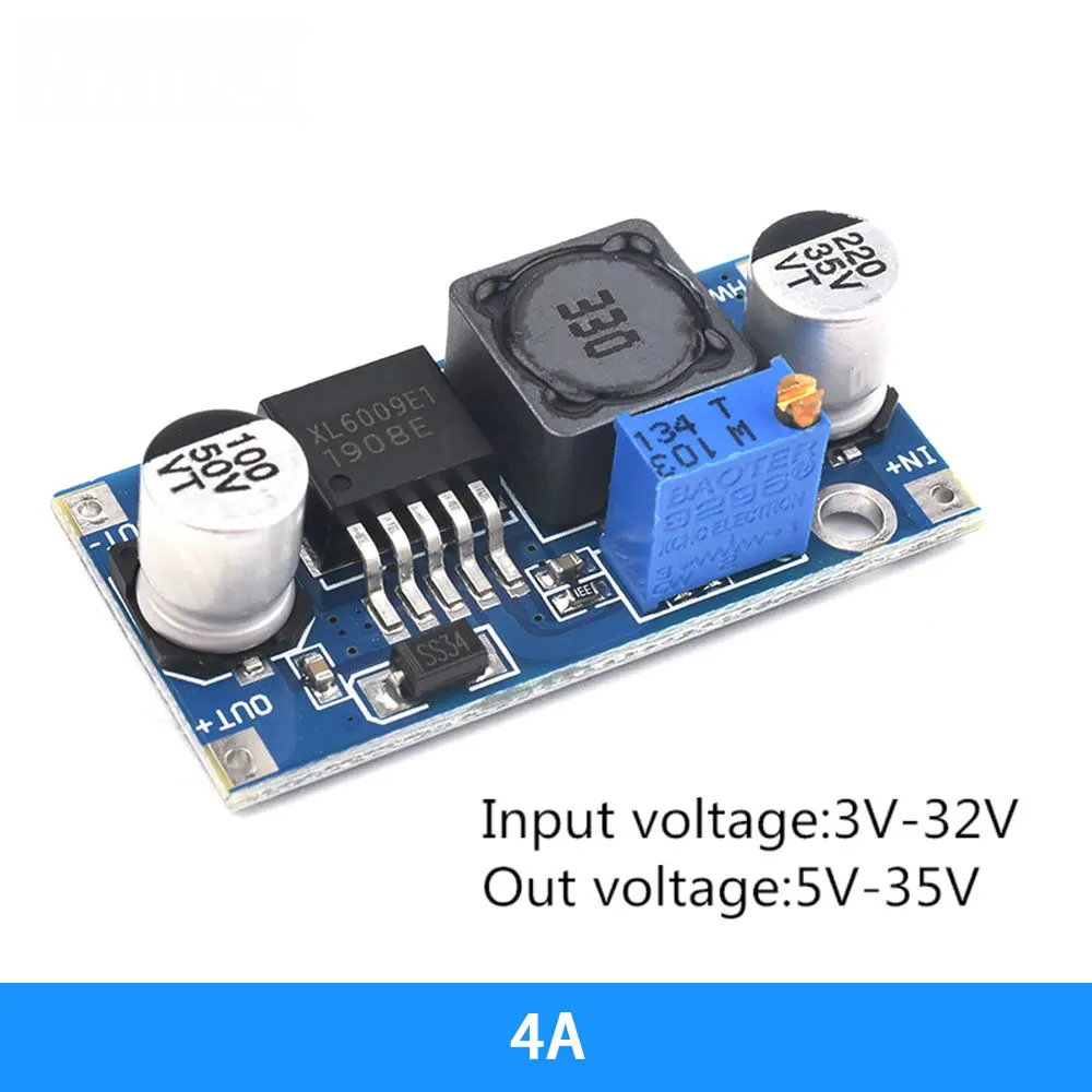 1Piece Adjustable DC To DC LM2596 LM2596S XL4015 Buck Boost Module 3A 4A 5A Step-down Power Supply Regulator Module