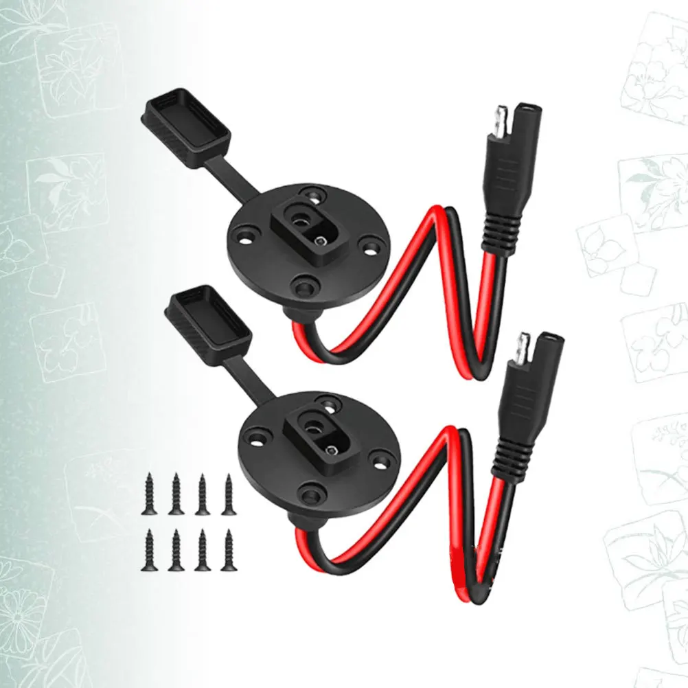 

8pcs Sae Quick Connection Cable 0.5M Solar Panel Connector High Quality Insulated For Solar Generator Charging Transfer