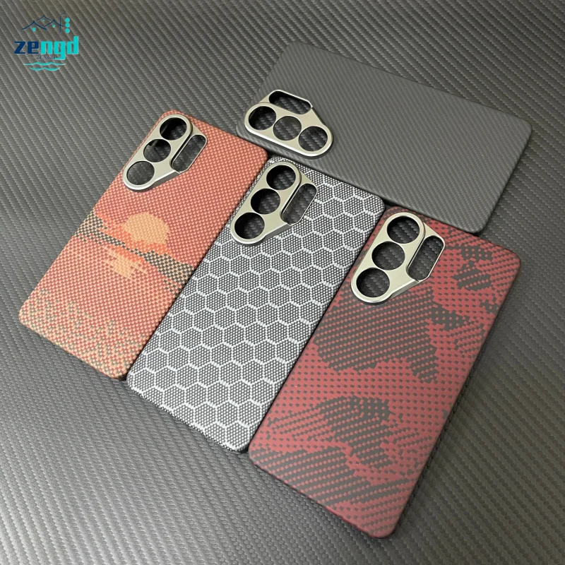 

For Samsung Galaxy S26 Ultra Premium Aramid Fiber Case Lightweight Thin Anti-Drop Durable Protective Phone Cover