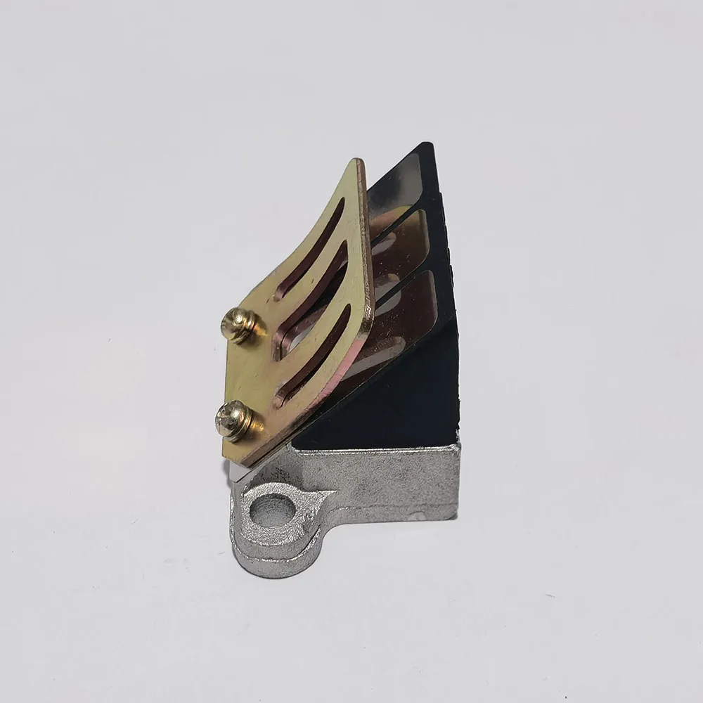 Reed Valve Block With Petals Membran Assy For Suzuki 50cc AG 50 AD AG SJ ZZ 50 60 2 Stroke Moped Scooter Valves Motorcycle