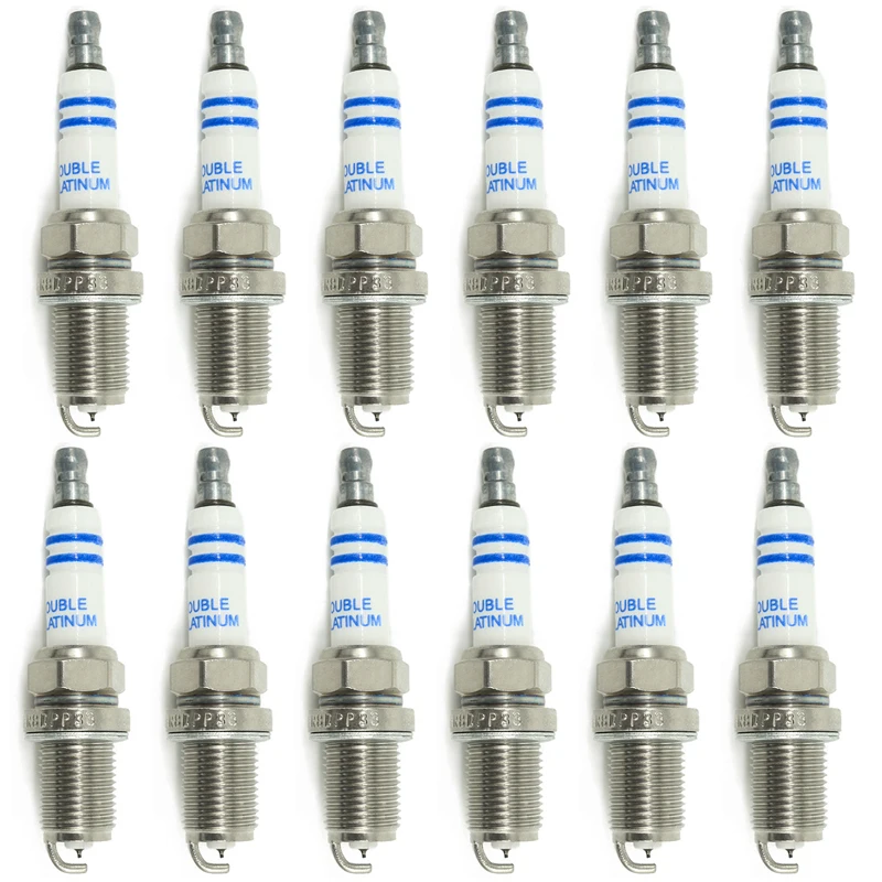 

12Pcs Platinum Spark Plugs 004159190326 7422 Fit For Mercedes W163 W210 W211 W220