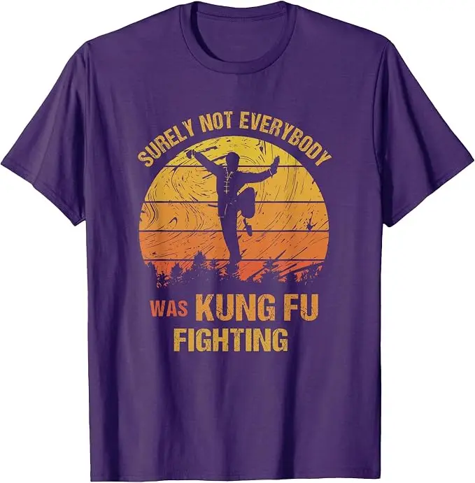 Vintage T-Shirt mit der Aufschrift „Sicherlich war nicht jeder Kung-Fu-Kämpfer“ – Y2k Kung-Fu-Liebhaber Kampfsport Grafik-Shirt aus weicher Baumwolle – Detail 11