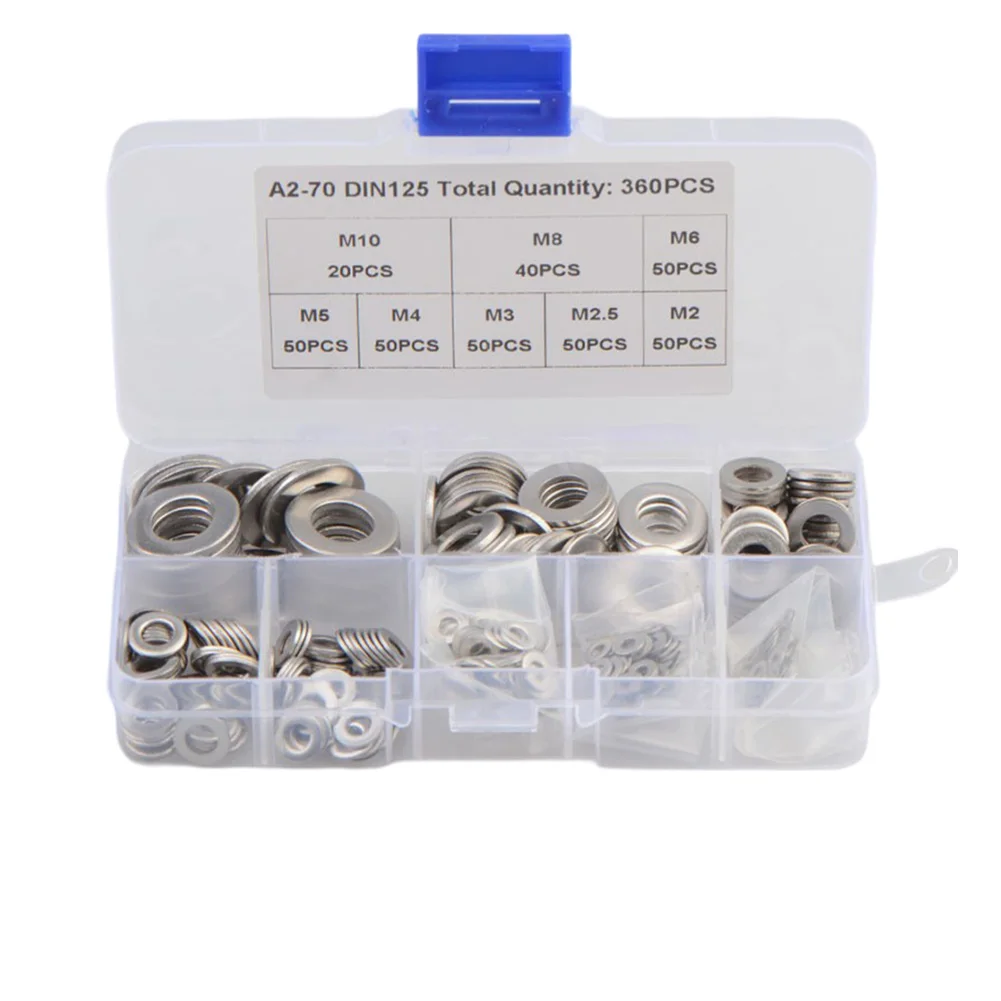 304 Stainless Steel Washer Metal Lock Washer Top Grade 304 Stainless Steel Variety Of Sizes Excellent Abrasion Resistance