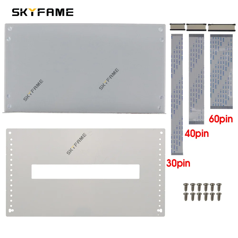 SKYFAME Car Android Stereo  Double Din Conversion Single Ultra Thin 2DIN TO Sinlge DIN Bracket Hardware Kit